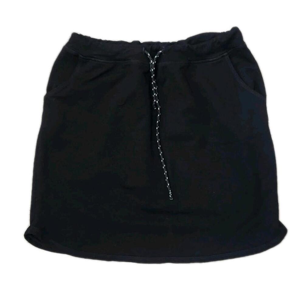 Sundry Skirt Size 1 Stretchy Dolphin Hem Black Soft